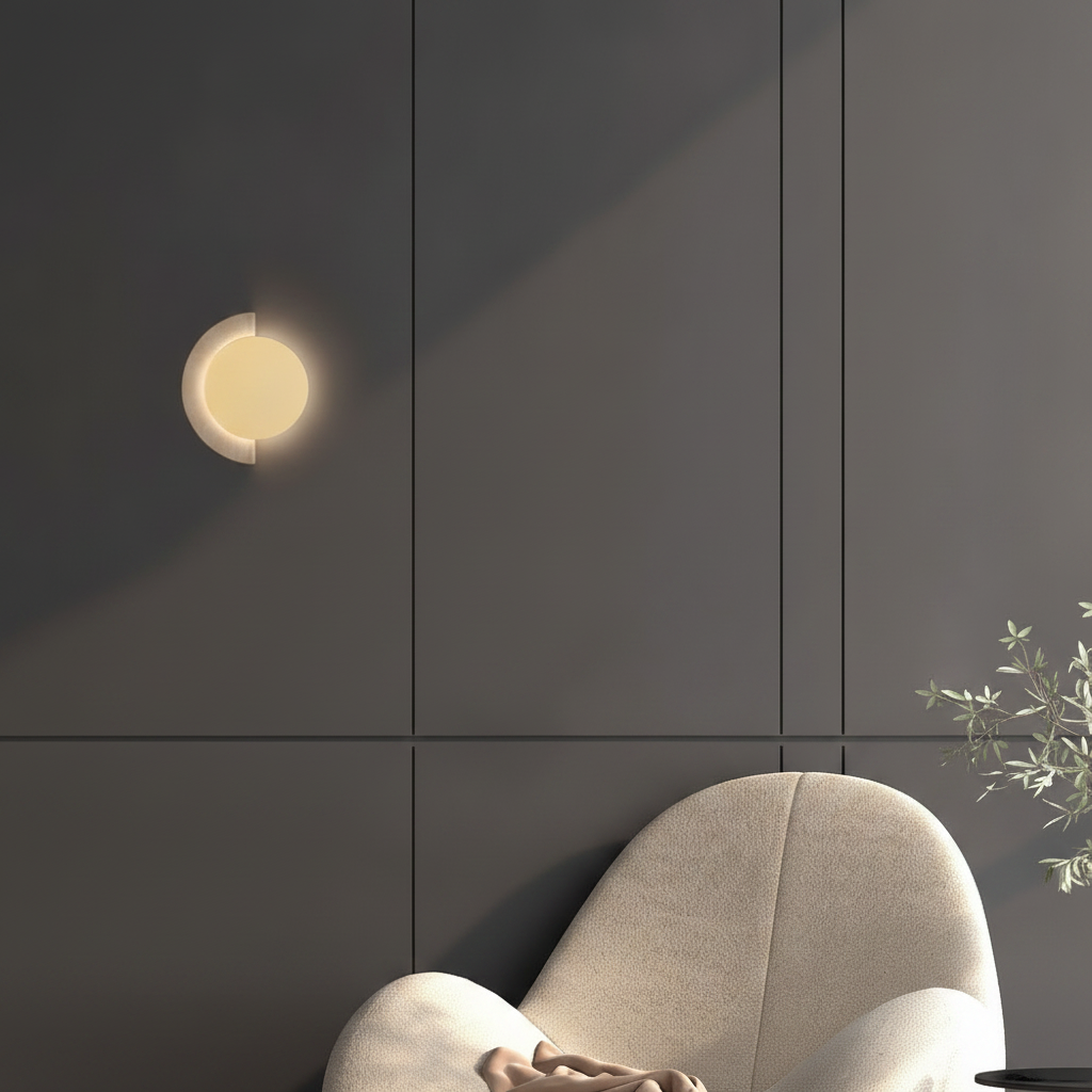 Lyora Design wandlampMolli travertin Ø 21cm - 9019797