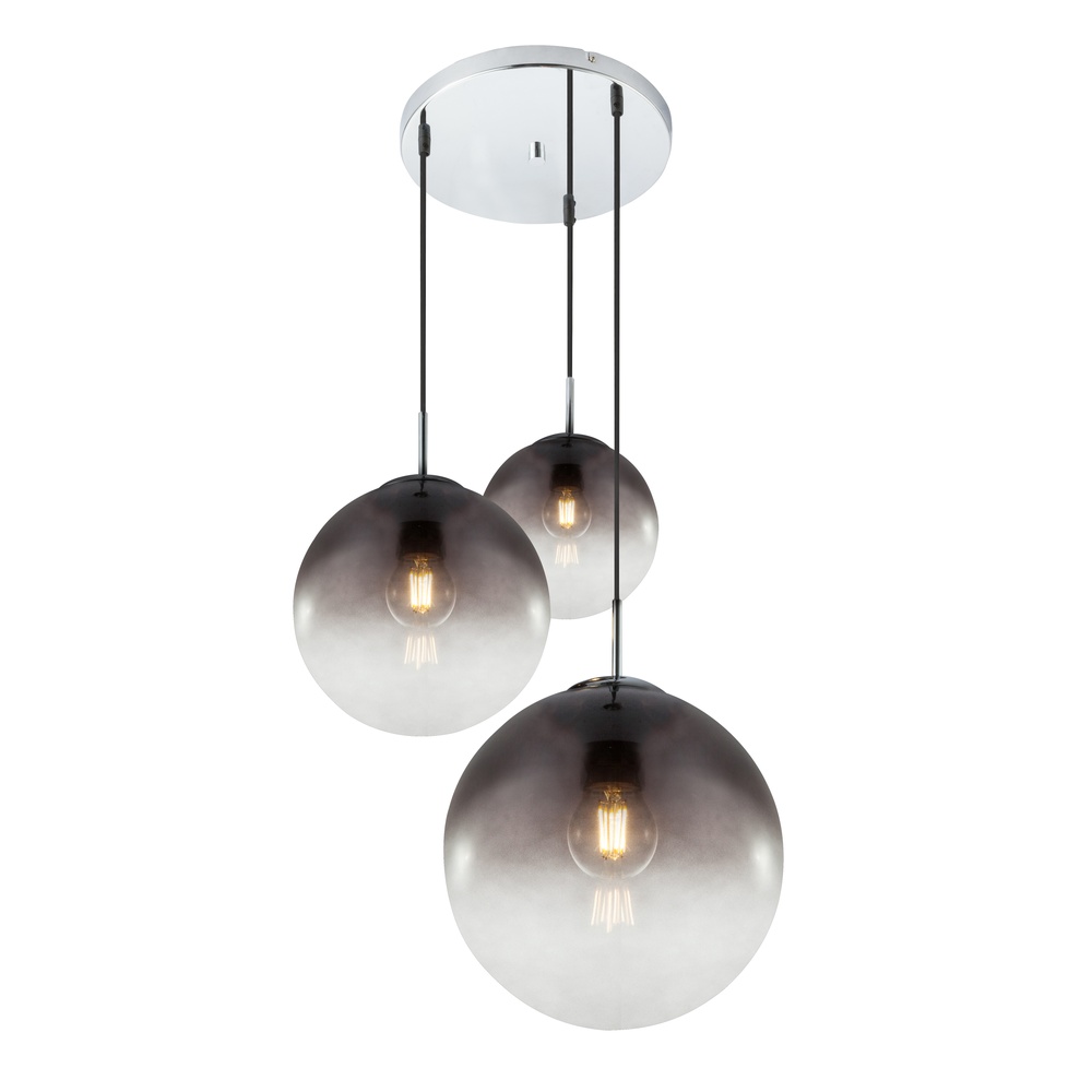 Globo 3-lichts hanglamp Varus chroom - 15861-3