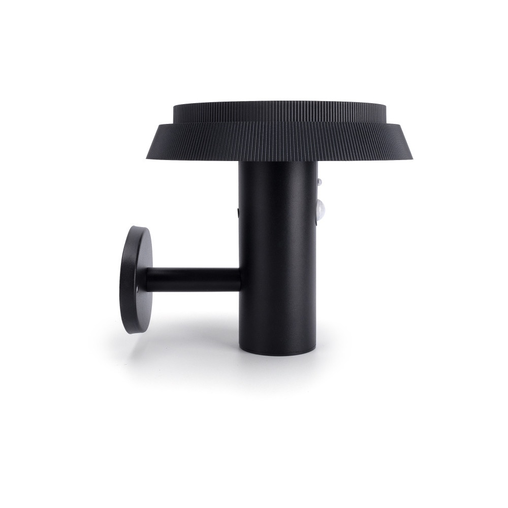 Lyora BuitenlampTrue zwart - solar - met bewegingssensor - ILSWLB007