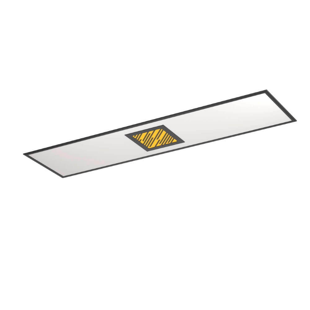 Eglo Zwarte led plafonnièreBordonara 120x30 - 900573