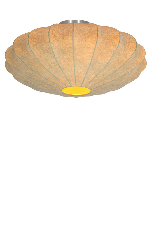 Light & Living Japandi plafondlampFay Ø 50cm crème - 9209082 afbeelding