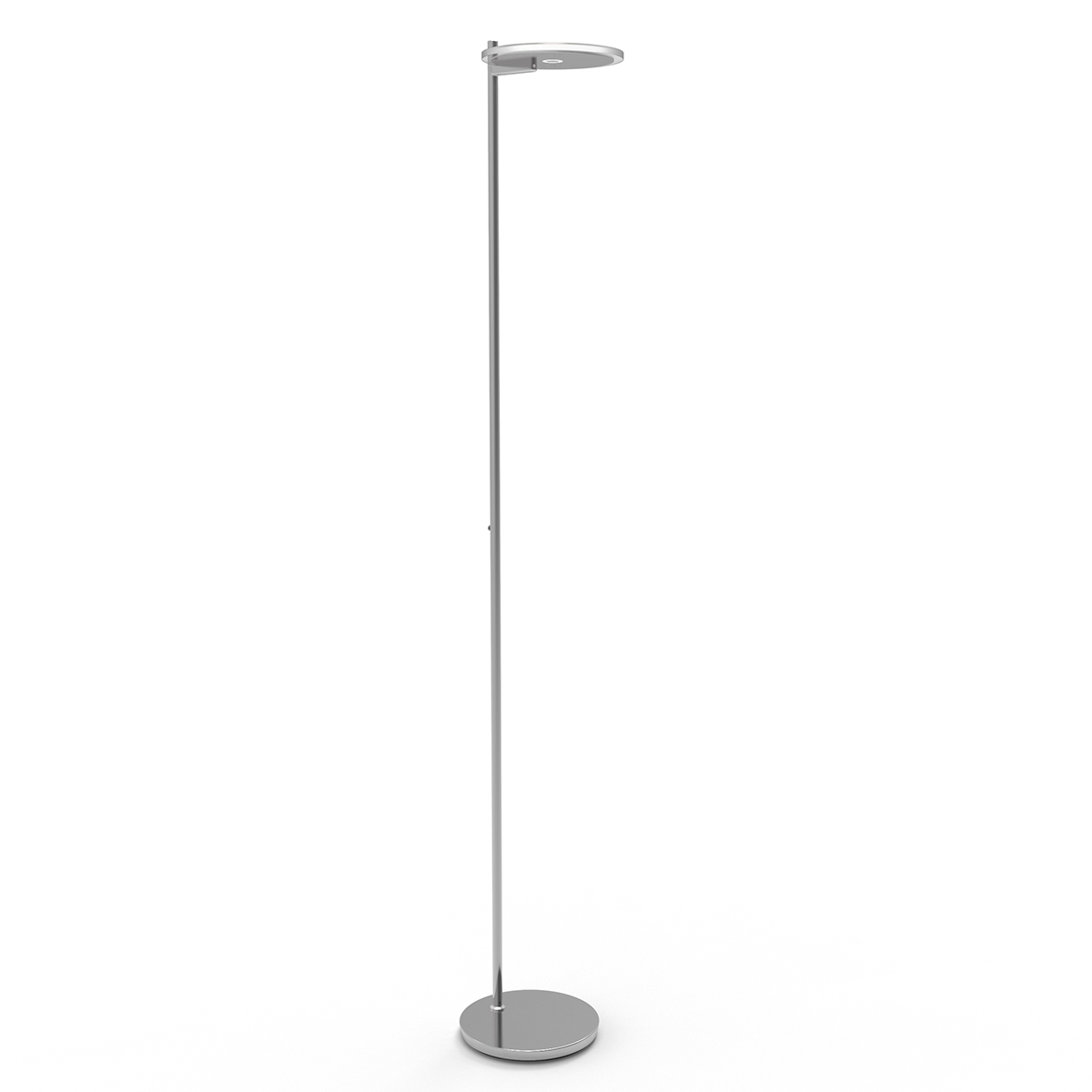 Steinhauer Led vloerlampTuround 40w - 2200-4000K - 187cm RVS helder glas - 2992ST