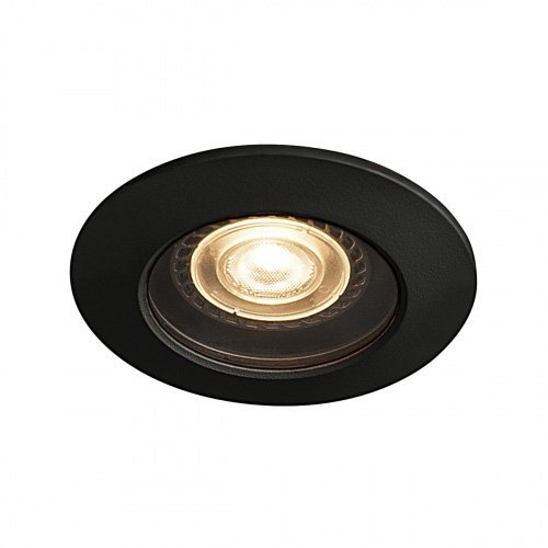 SLV Inbouwspot Varu IP65 - zwart - 1001930