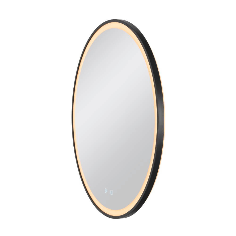 SLV Spiegel wandlampTrukko Zwart - Ø 80cm - 1007202