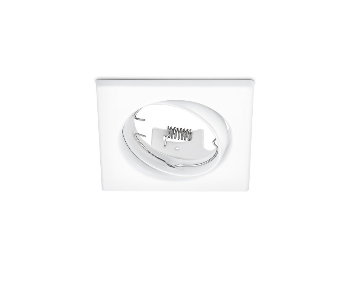 Trio vierkante inbouwspot Jura 8cm wit - 650000131