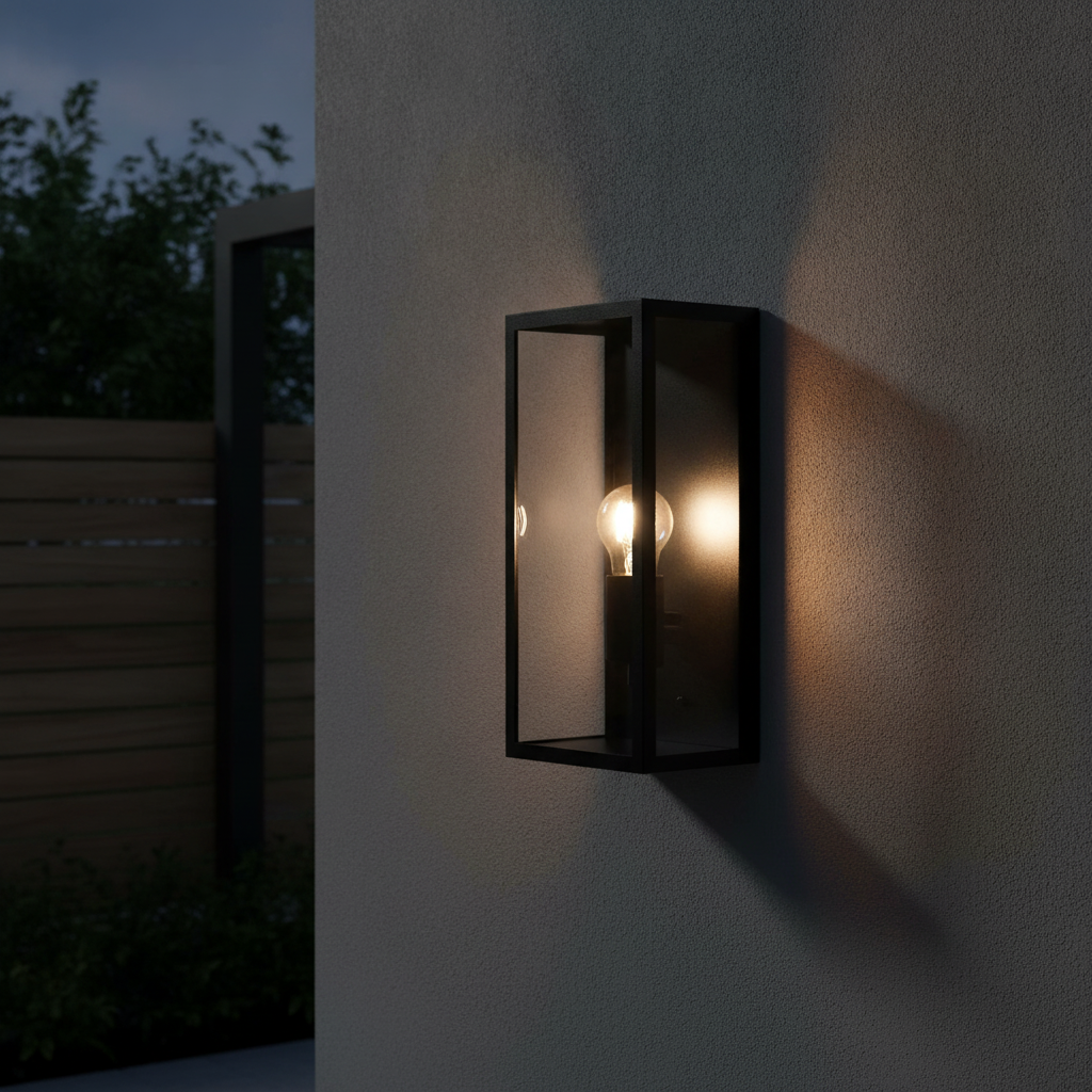 Artdelight Buitenlamp landelijke stijlRowin 35cm - WL ROWIN 35 ZW