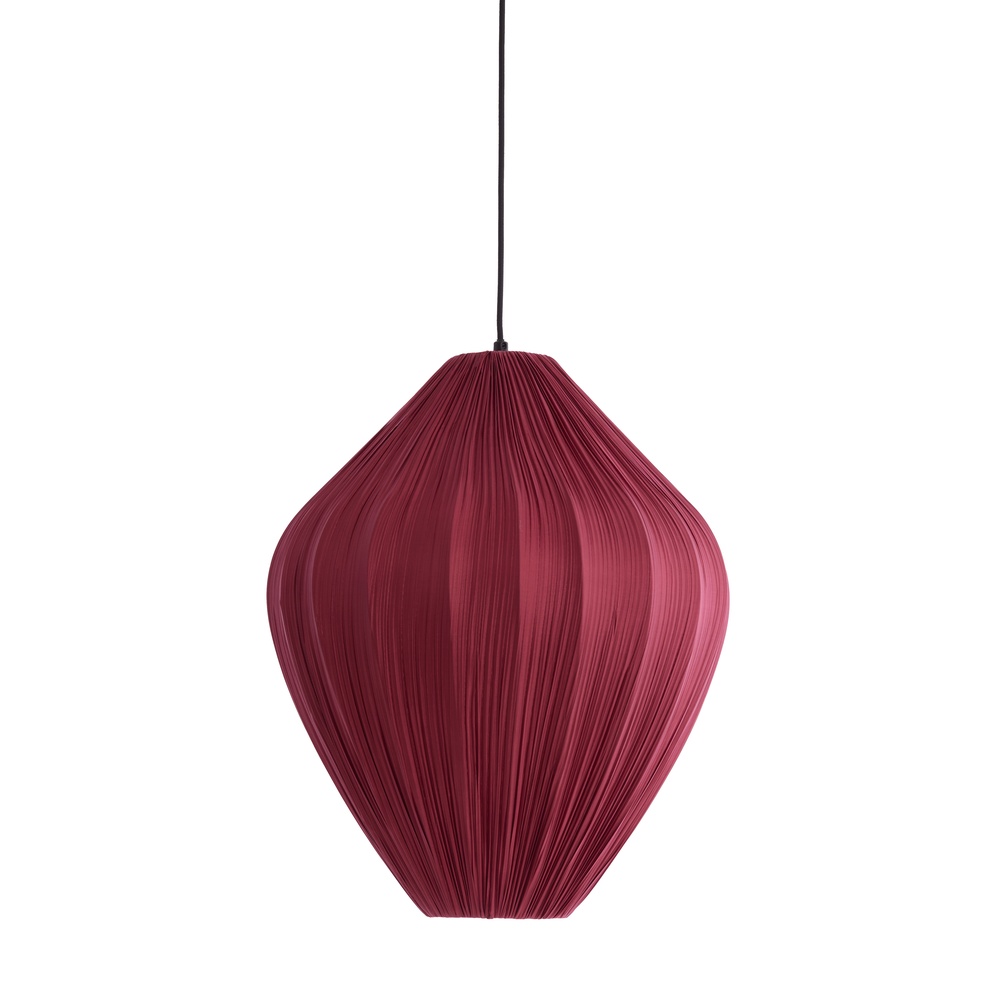 Light & Living Hanglamp Verita Ø 47cm - bordeaux kap - 2993617