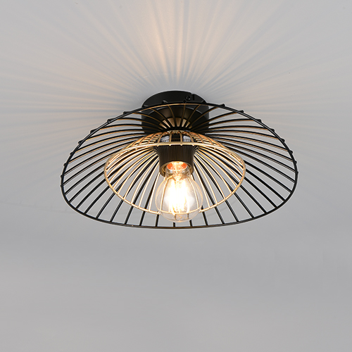 Trio Plafondlamp Lauris Ø 30cm zwart - R66791032