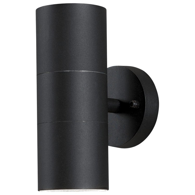 KonstSmide Wandspot Modena Up - Down 2-lichts 19cm zwart - 7656-750