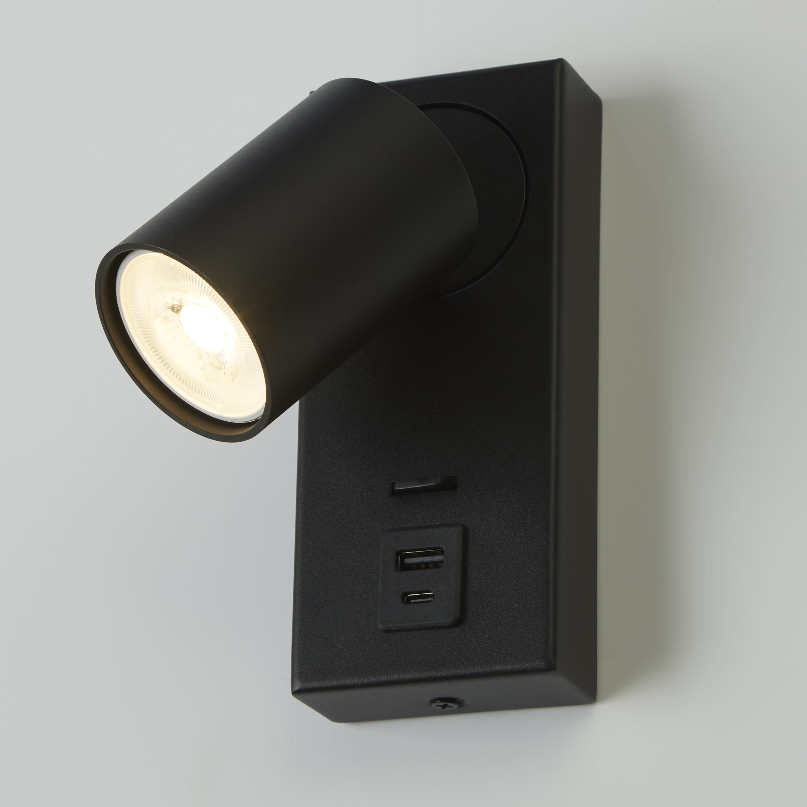 Lyora BedlampjeMoon 1 zwart met usb - 510924
