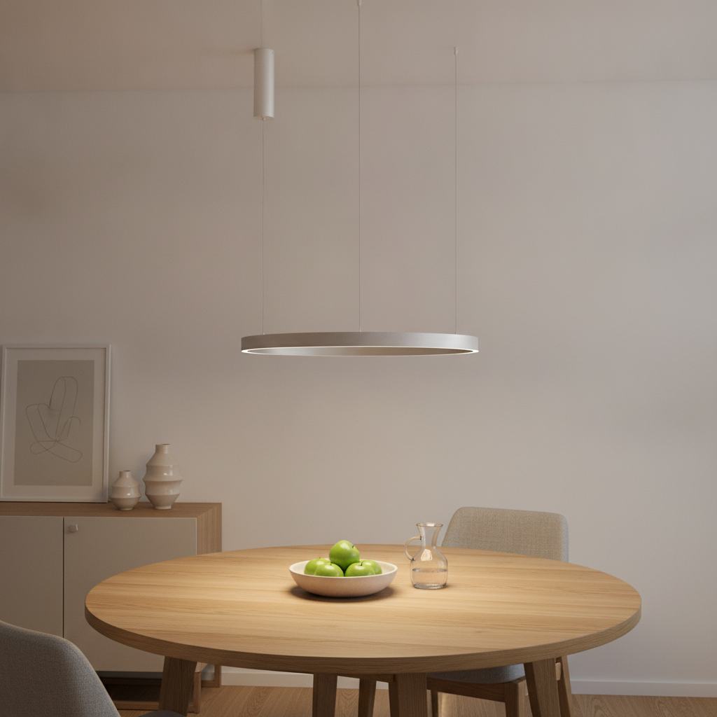 Lyora Design hanglampElowen zilvergrijs Ø 80cm - 110239