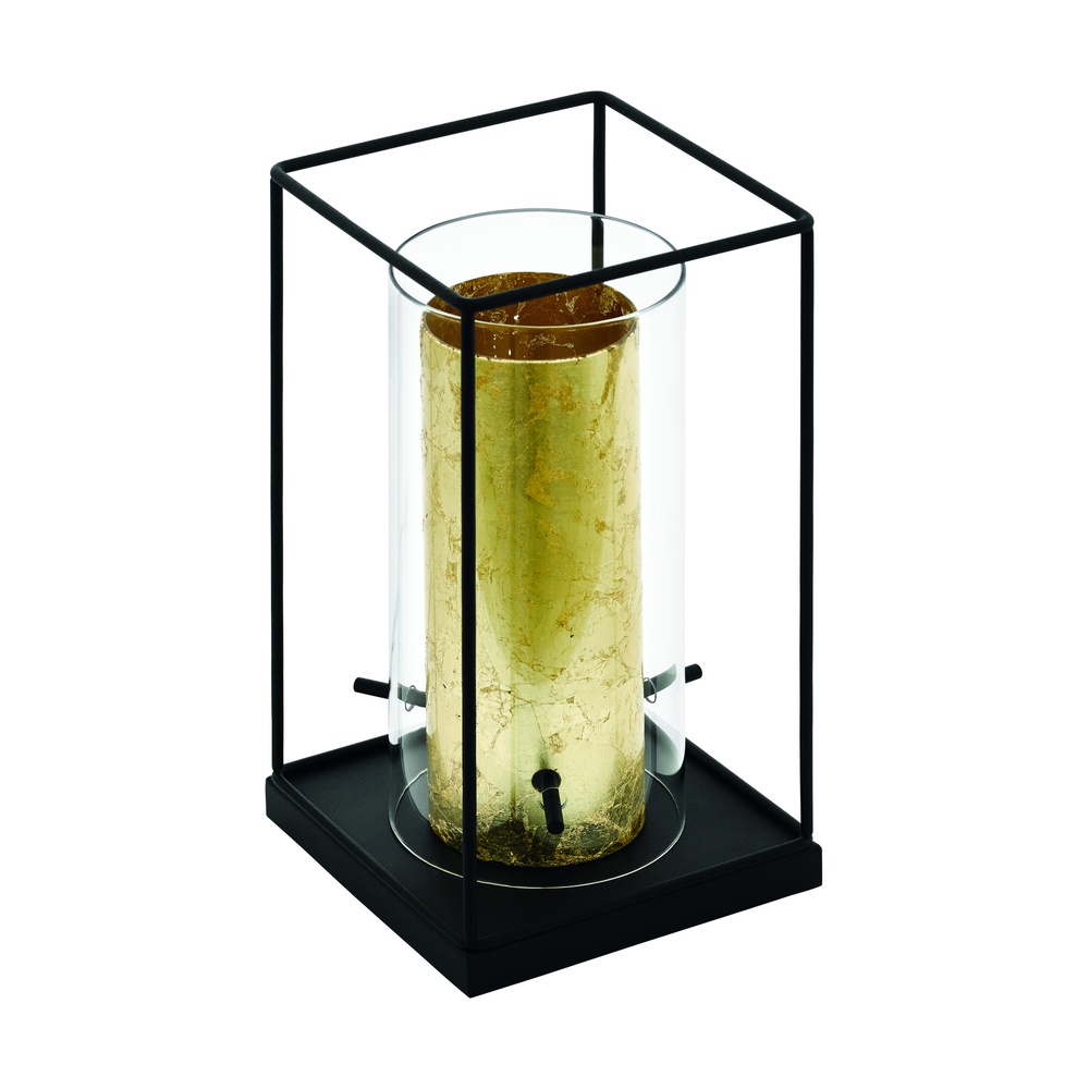 Eglo 1-lichts hanglampLoncino 1 zwart met goud - 79457 afbeelding