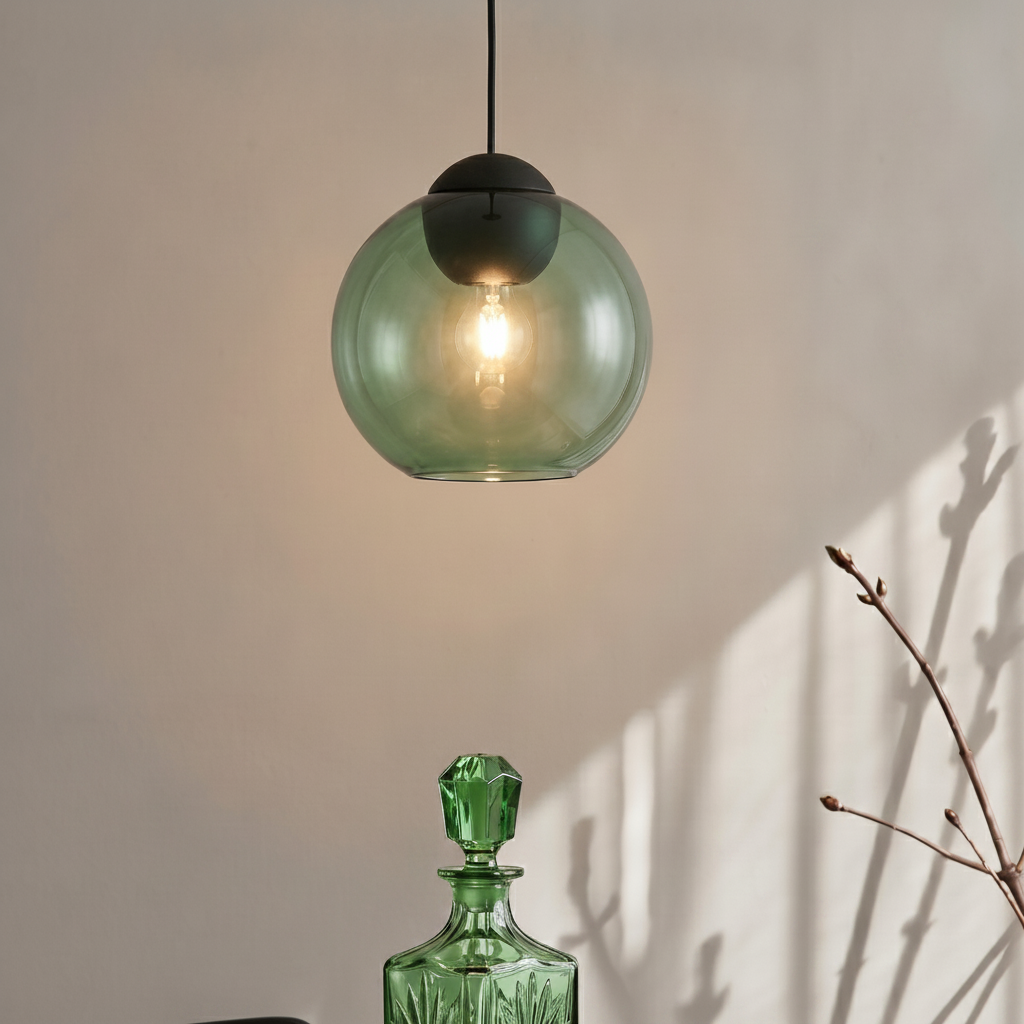 Lyora Design hanglampMidori groen glas - 9009242