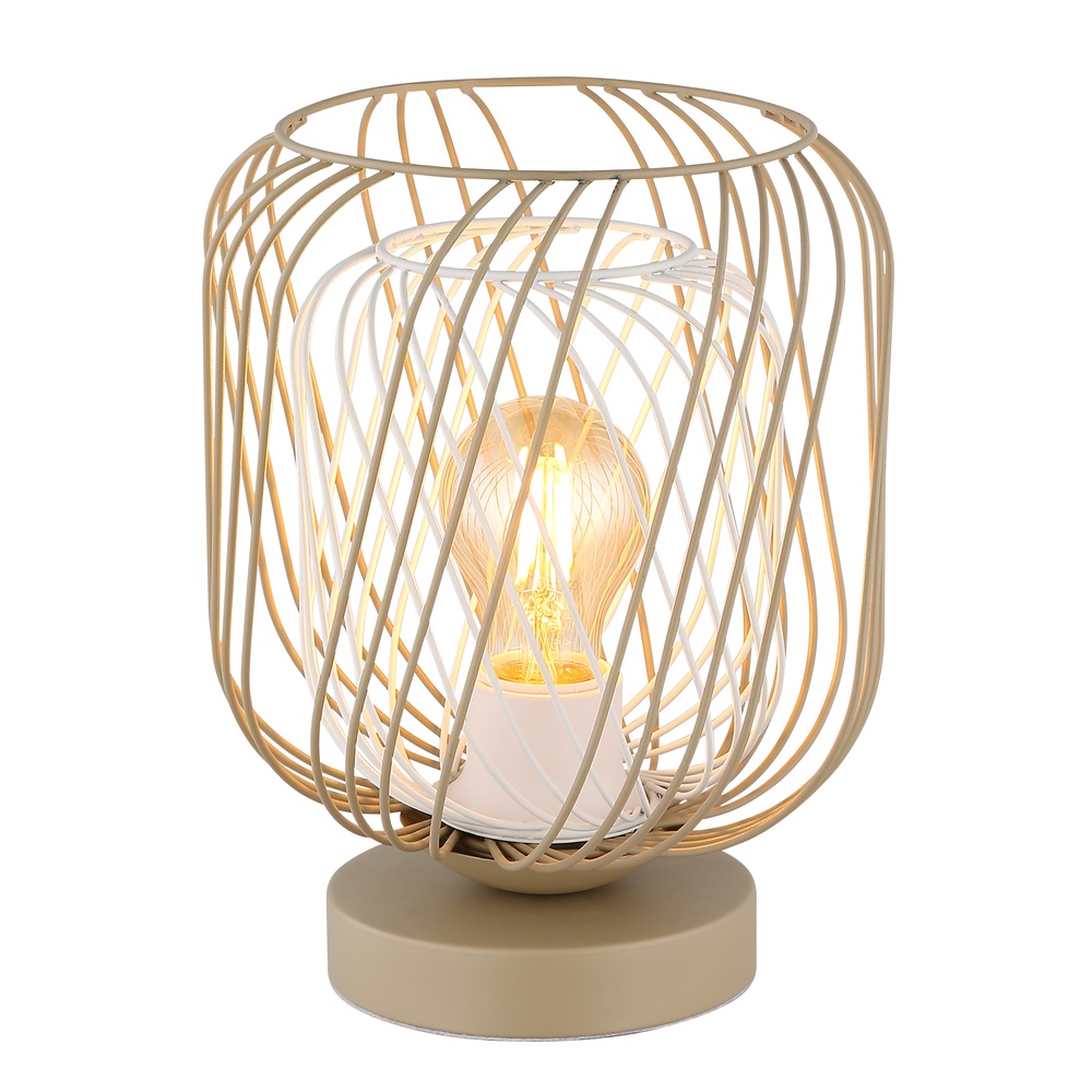 Globo Tafellamp Dichti zand bruin - 15965T