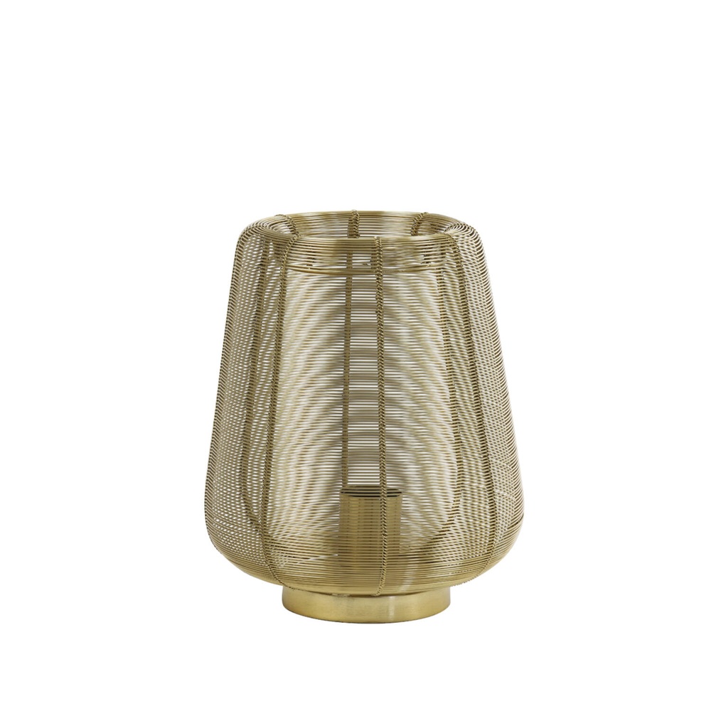 Light & Living Gouden tafellamp Adeta Ø 22cm - 1861385