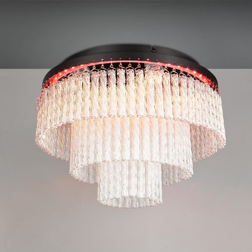 Trio Design plafondlamp Vono zwart - R63441032