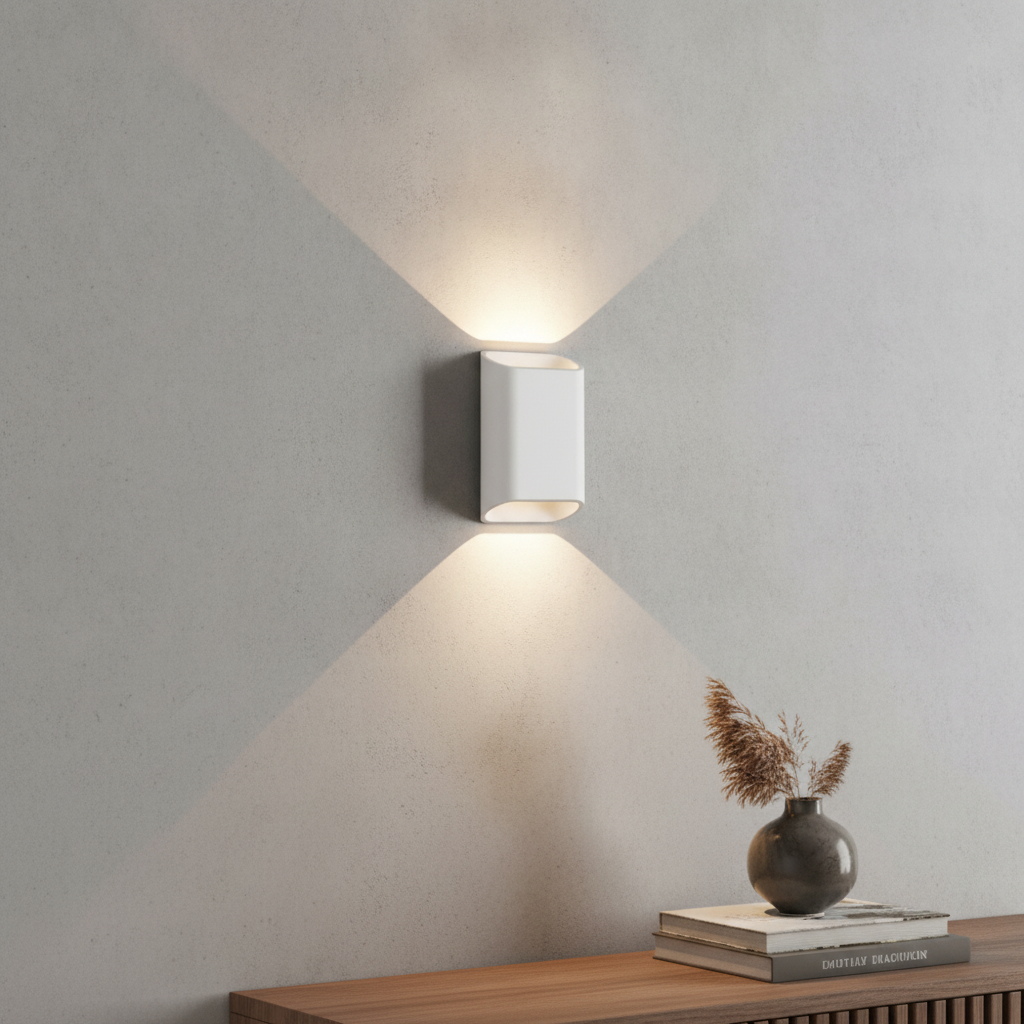 Artdelight Wandlamp Diaz S Wit - WL DIAZ-S WI