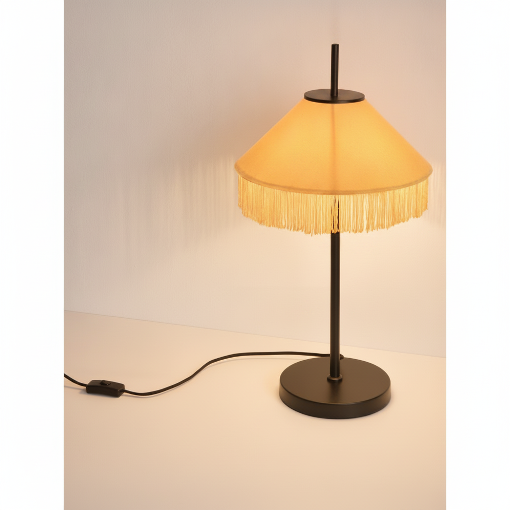 Lyora Tiffany tafellampVelvy geel - 9061129