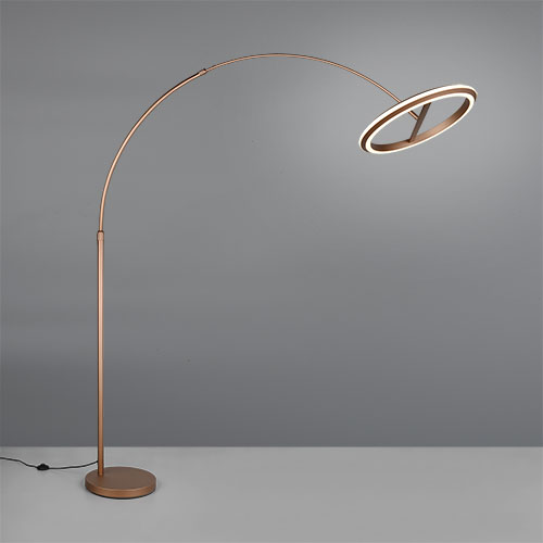 Trio Vloerlamp Amador mokka bruin - 442410165