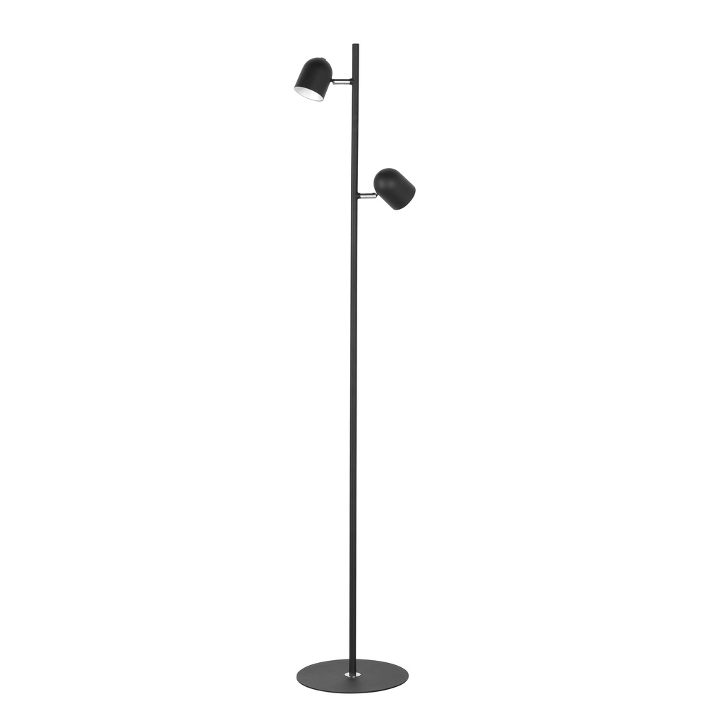 Highlight Vloerlamp Ovale zwart 2-lichts - V4302.01