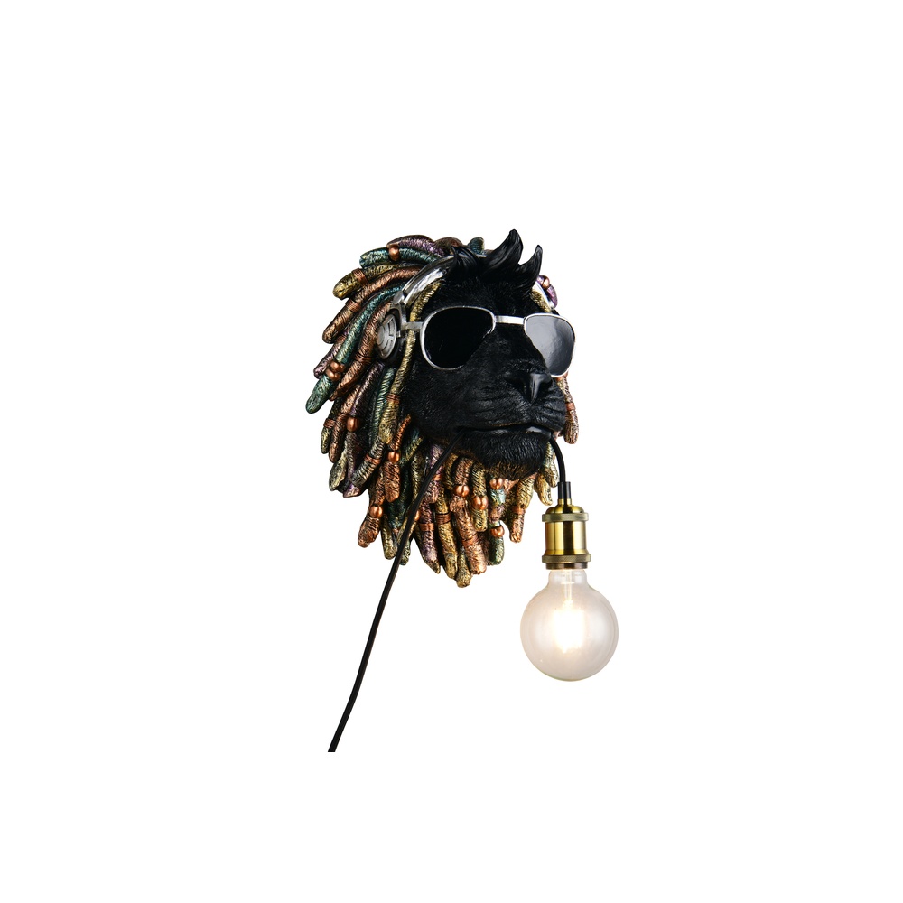 Trio Wandlamp Leo zwart - R26631702