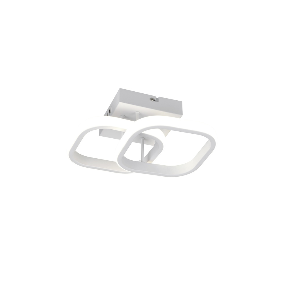 Trio Witte plafondlampKasia vierkant design - R63531931