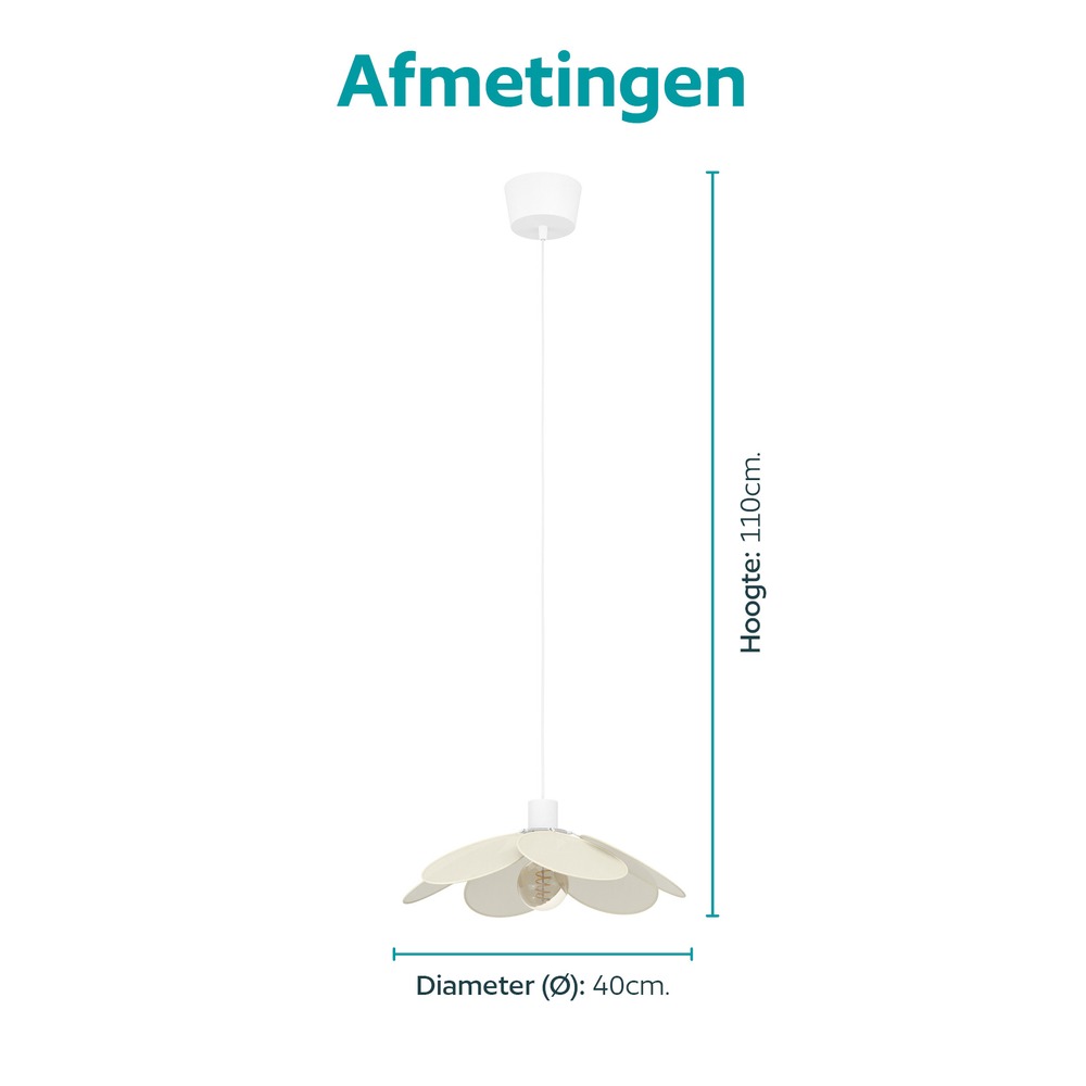 Hanglamp Binacua wit Ø 40cm Eglo 9008606405787