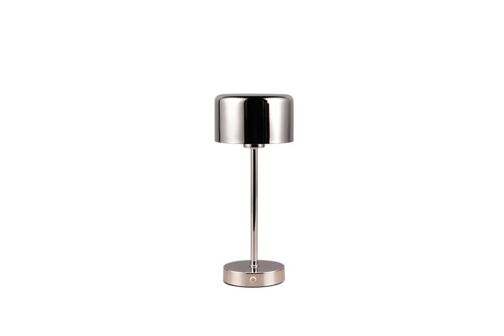 Trio Oplaadbare tafellampJeff chroom - R59151106