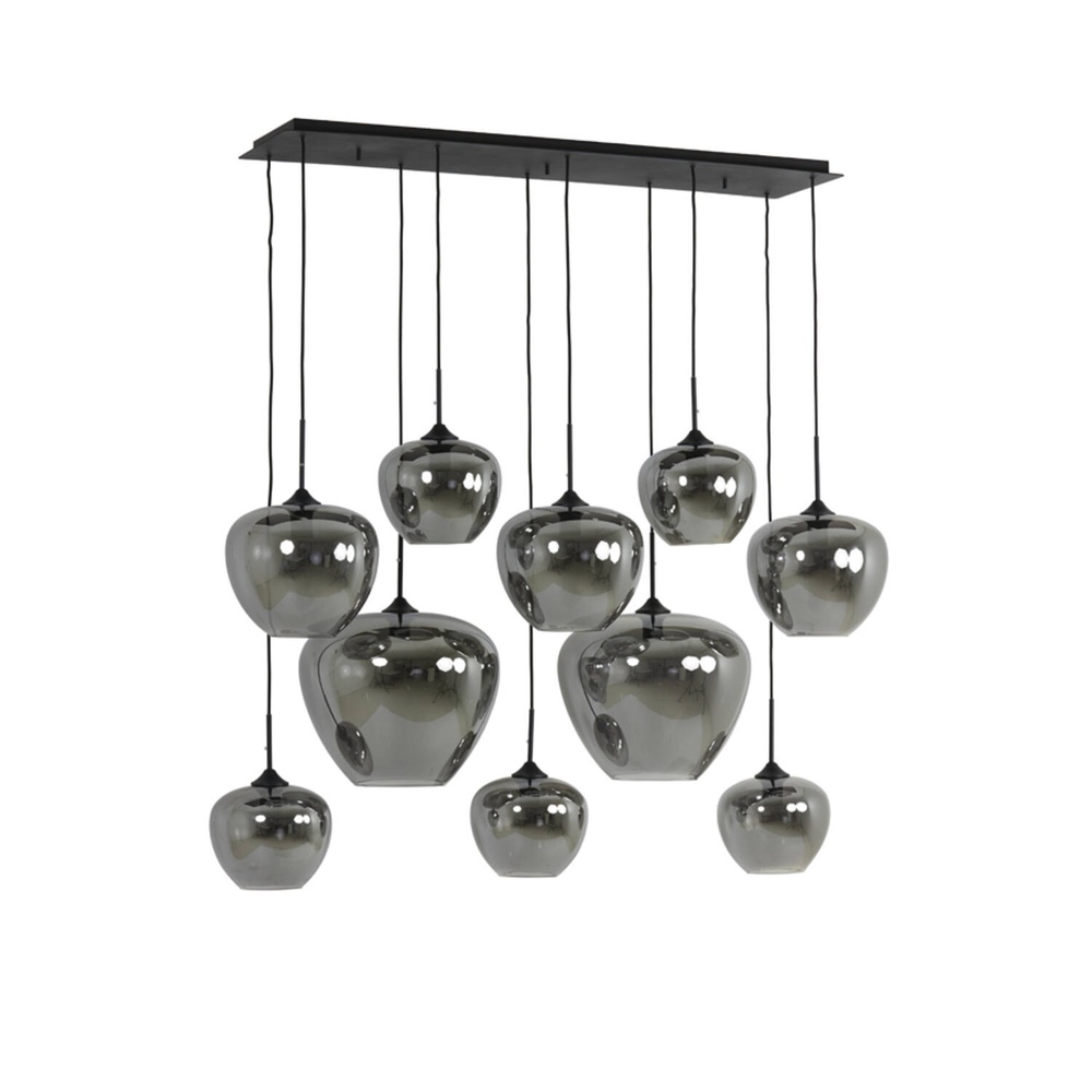 Light & Living Hanglamp Mayson 10-lichts smoke - 2952527