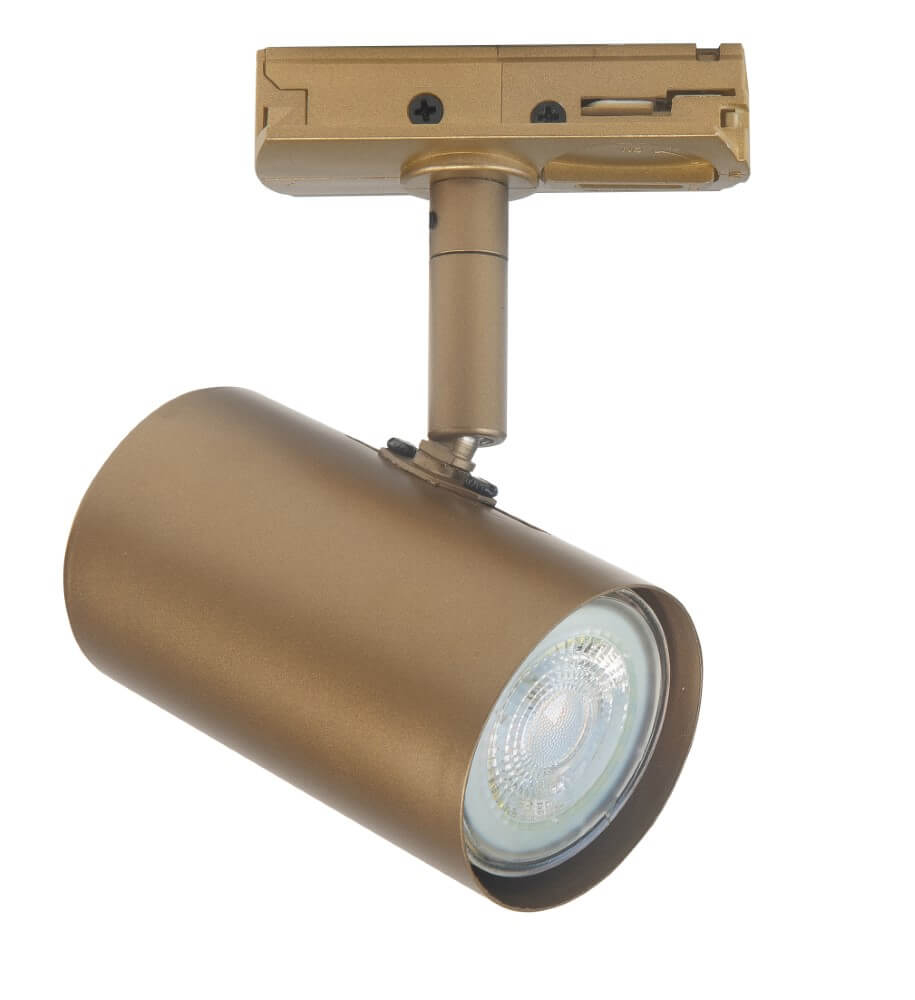 Highlight 1-fase gouden railspotCilinder GU10 - S7015.32 afbeelding