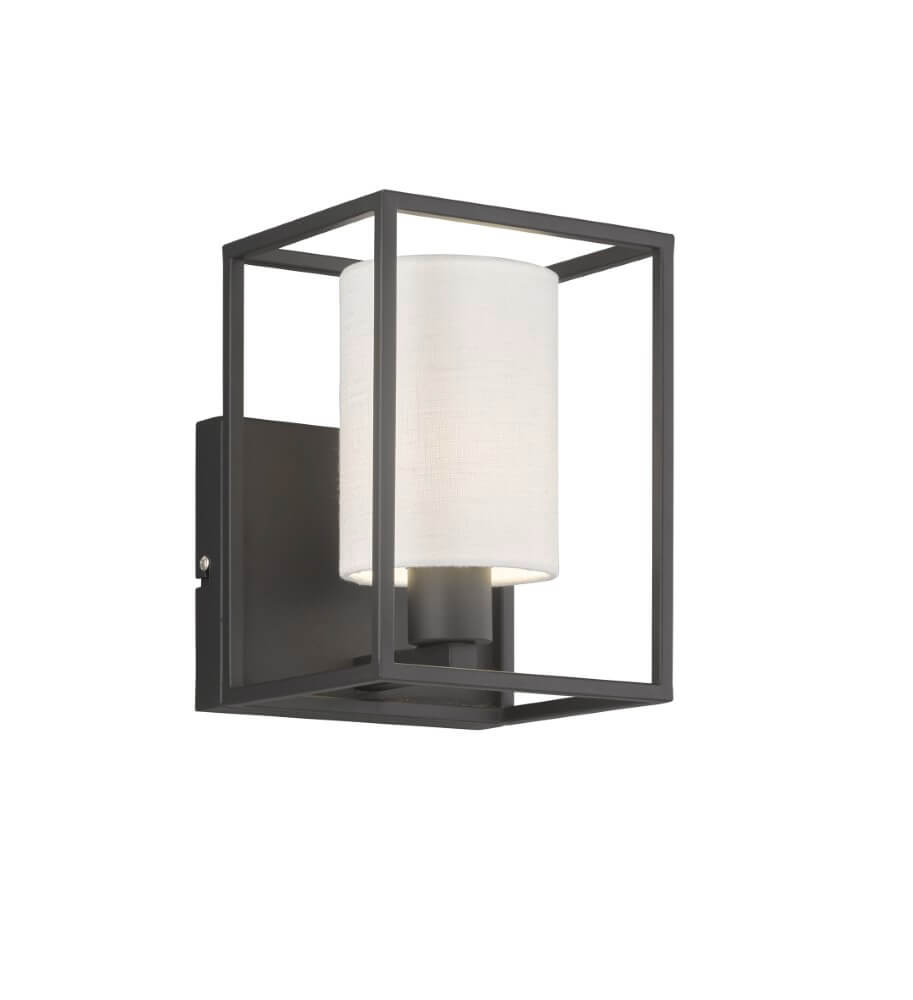 Fischer & Honsel Landelijke wandlampGilli witte kap - 30405 afbeelding