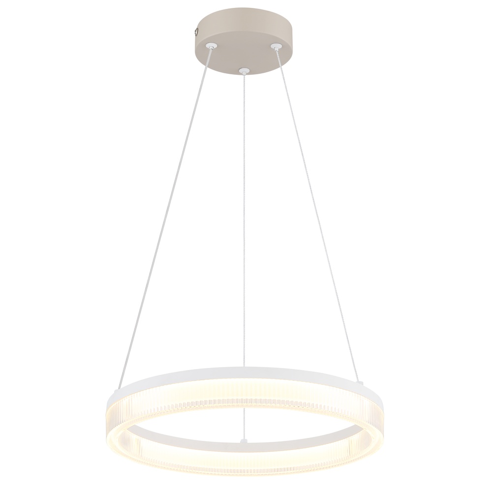 Globo Moderne hanglamp Marlenne zand bruin Ø 33cm - 48046H