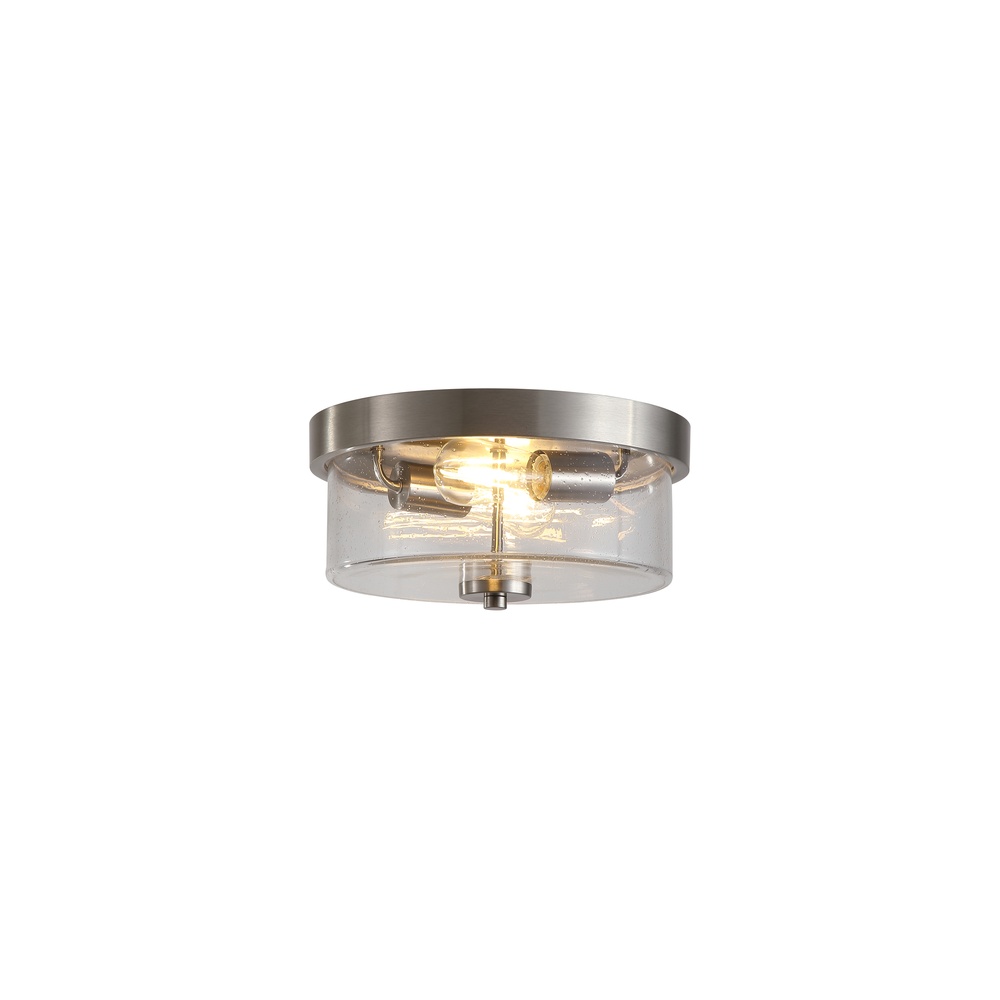 Searchlight PlafondlampPreston zilvergrijs - 66210-2SS