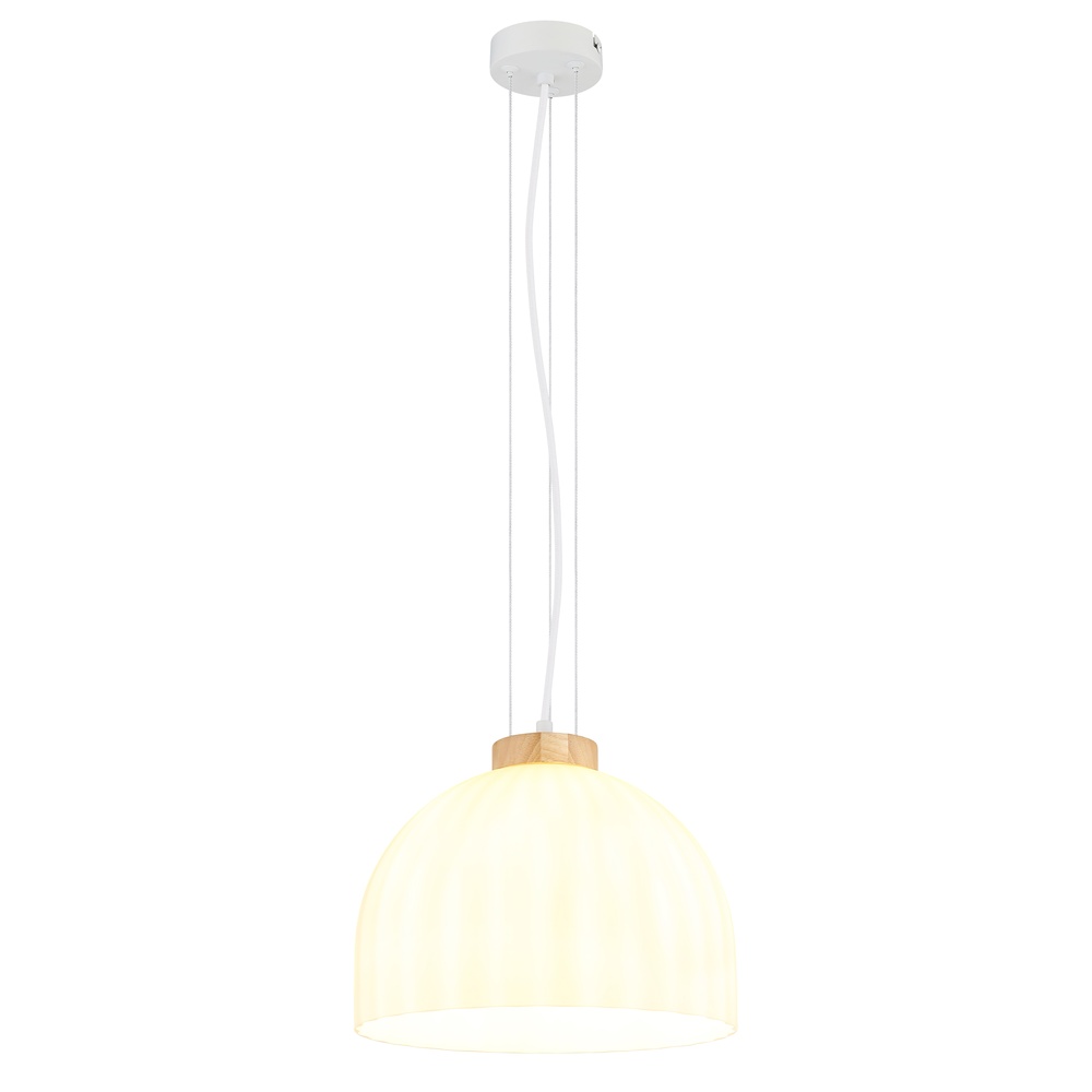 Globo HanglampSwanson wit Ø 30cm - 15979H1W