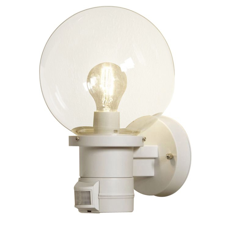 KonstSmide Bollamp Nemi met bewegingsmelder wit - 7321-250