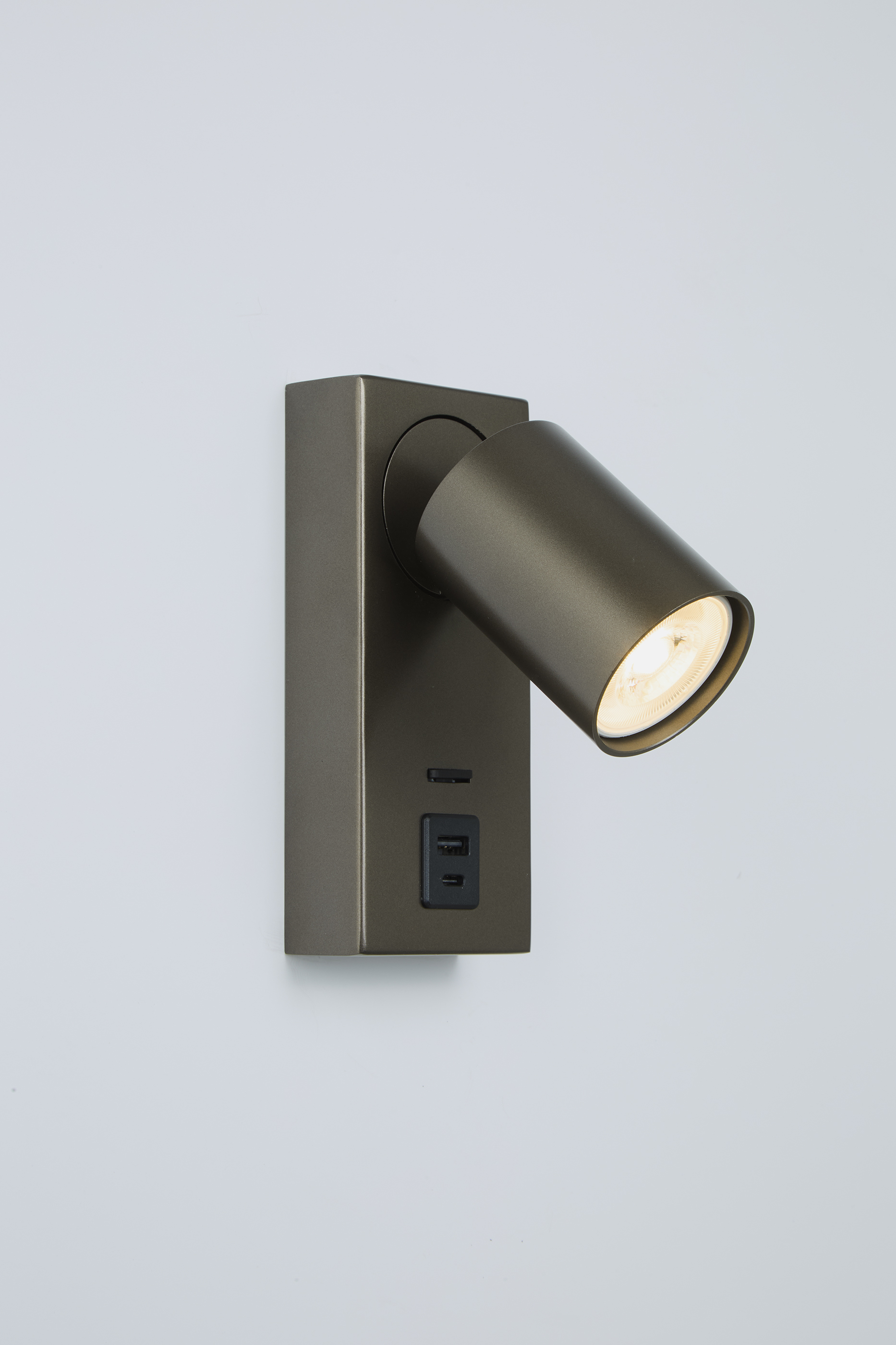 Lyora Bedlampje Moon 1 brons met usb - 510918