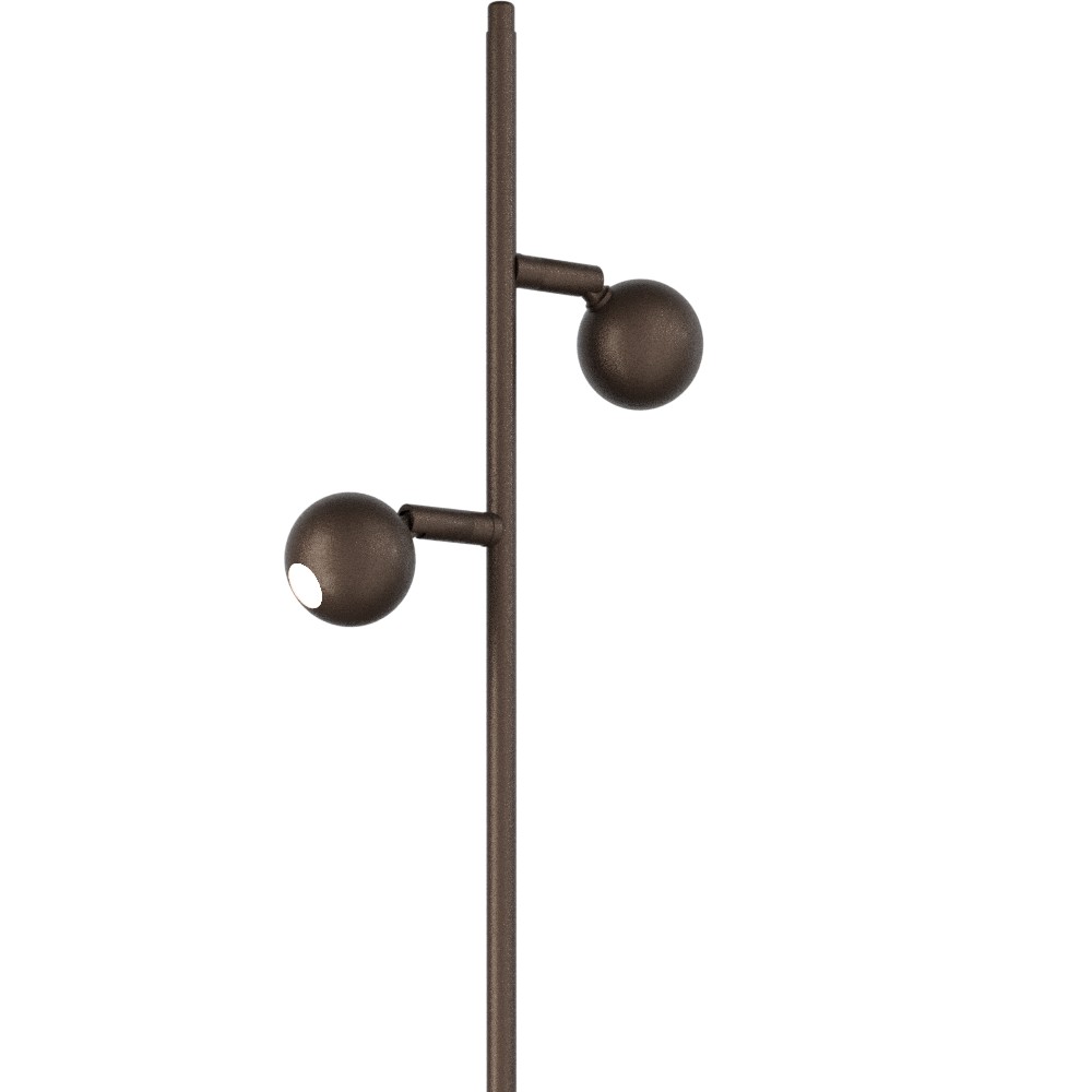 2-lichts vloerlamp Talana cacao bruin Masterlight 8718121350080