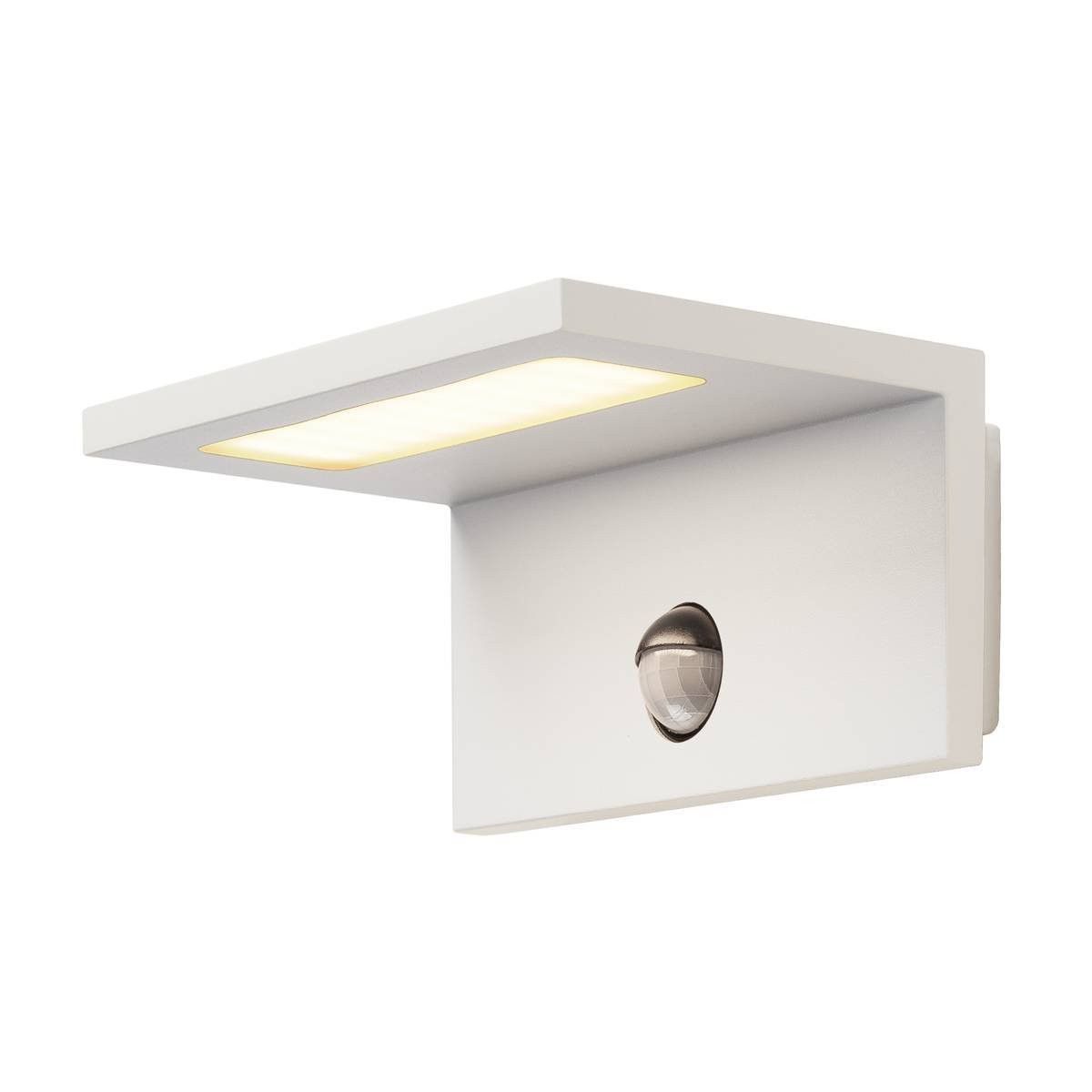 SLV WandlampLed Sensor met bewegingssensor wit - 1001970