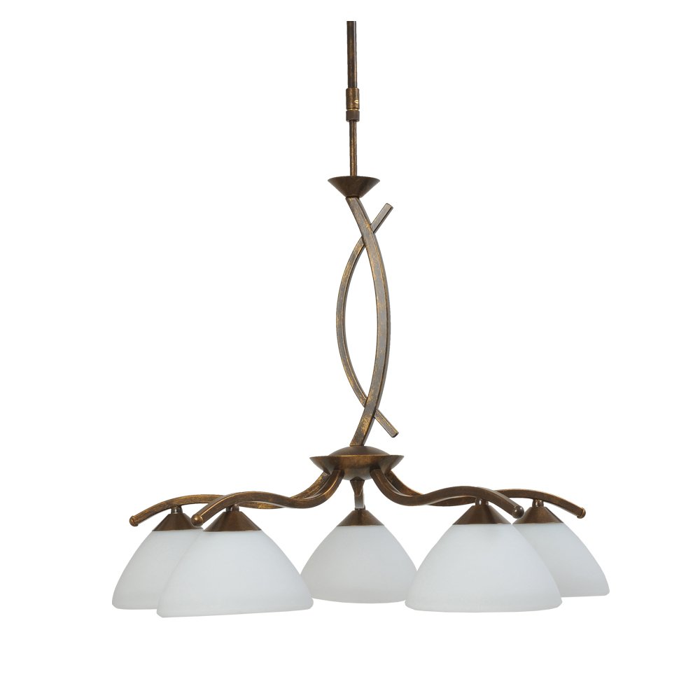 Masterlight Hanglamp Verona 1 5-lichts bronsbruin - 2479-21-51