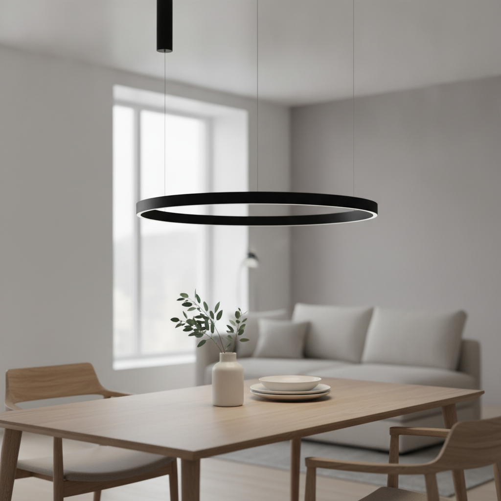 Lyora Zwarte hanglampElowen design Ø 98cm - 9345668