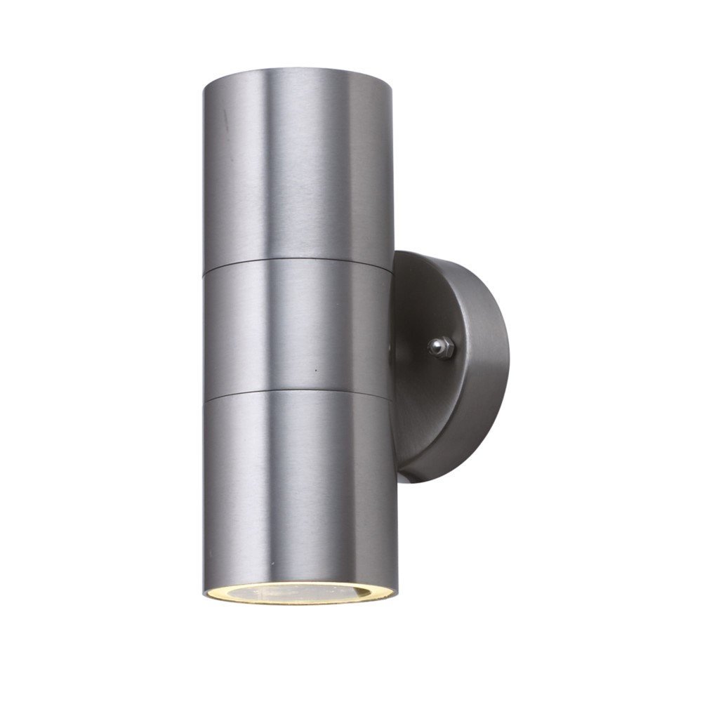 Searchlight RVS wandspot Splot Up - Down 2x3w - 3000K - 5008-2-LED