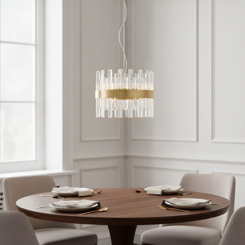 Lyora Gouden hanglampCrown Ø 35cm - 121033
