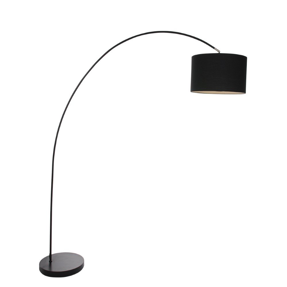 Steinhauer Zwarte booglampSolva - 7976ZW