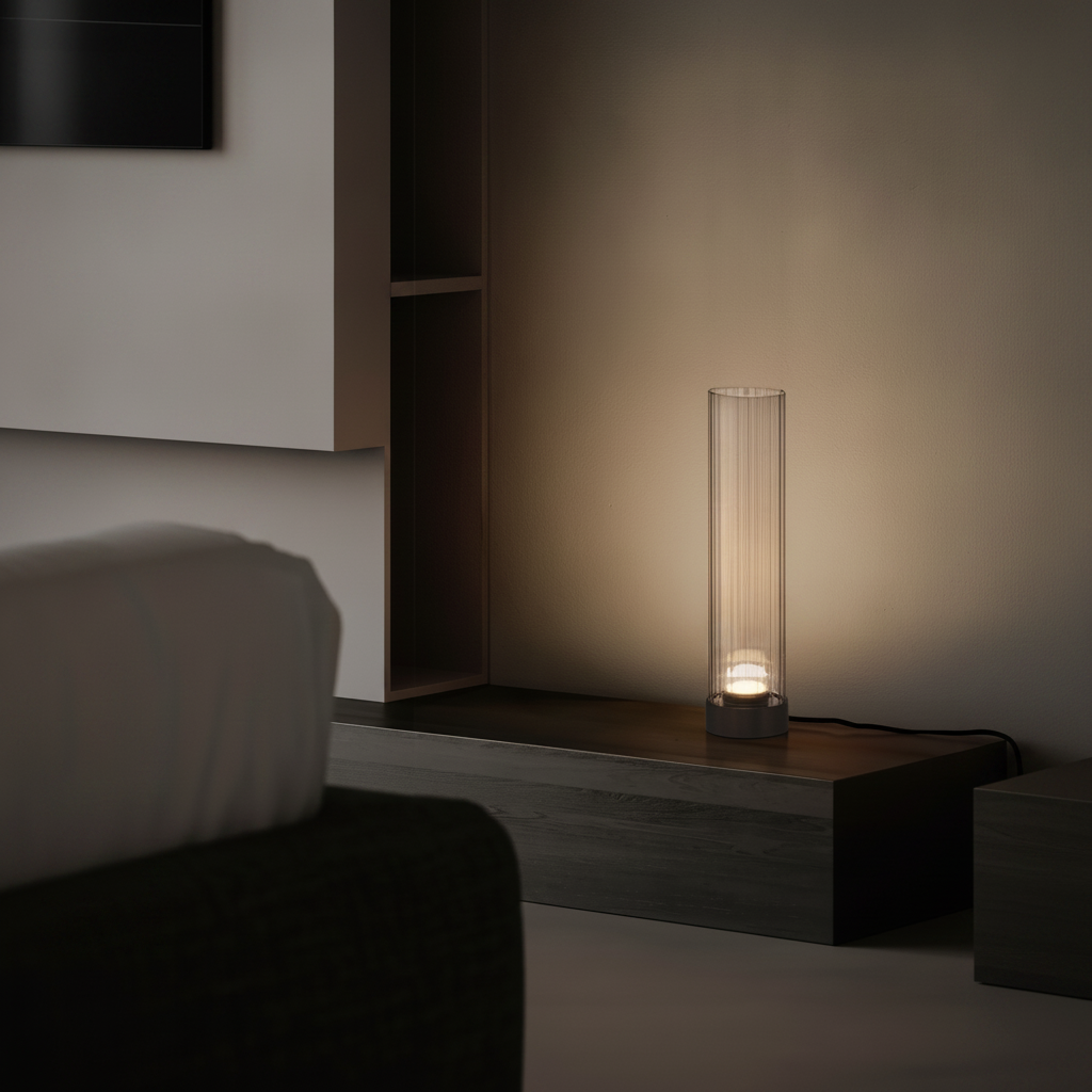 Lyora Design tafellampBrielle antraciet met mokka glas - 9009338