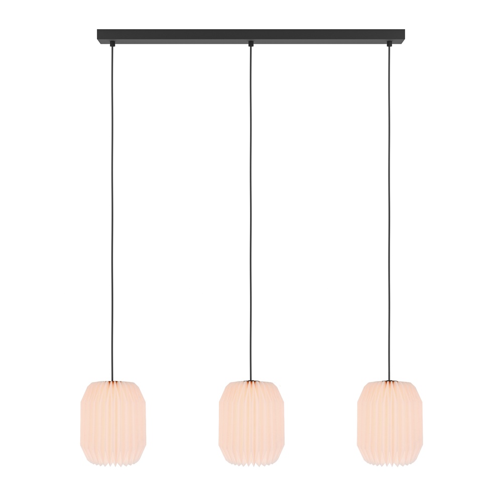 Eglo Eettafel hanglamp Belgrave 3x papieren kap - 44102
