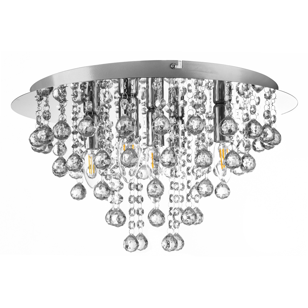 Globo Plafond kroonluchterLondon chroom Ø 46cm - 63040506