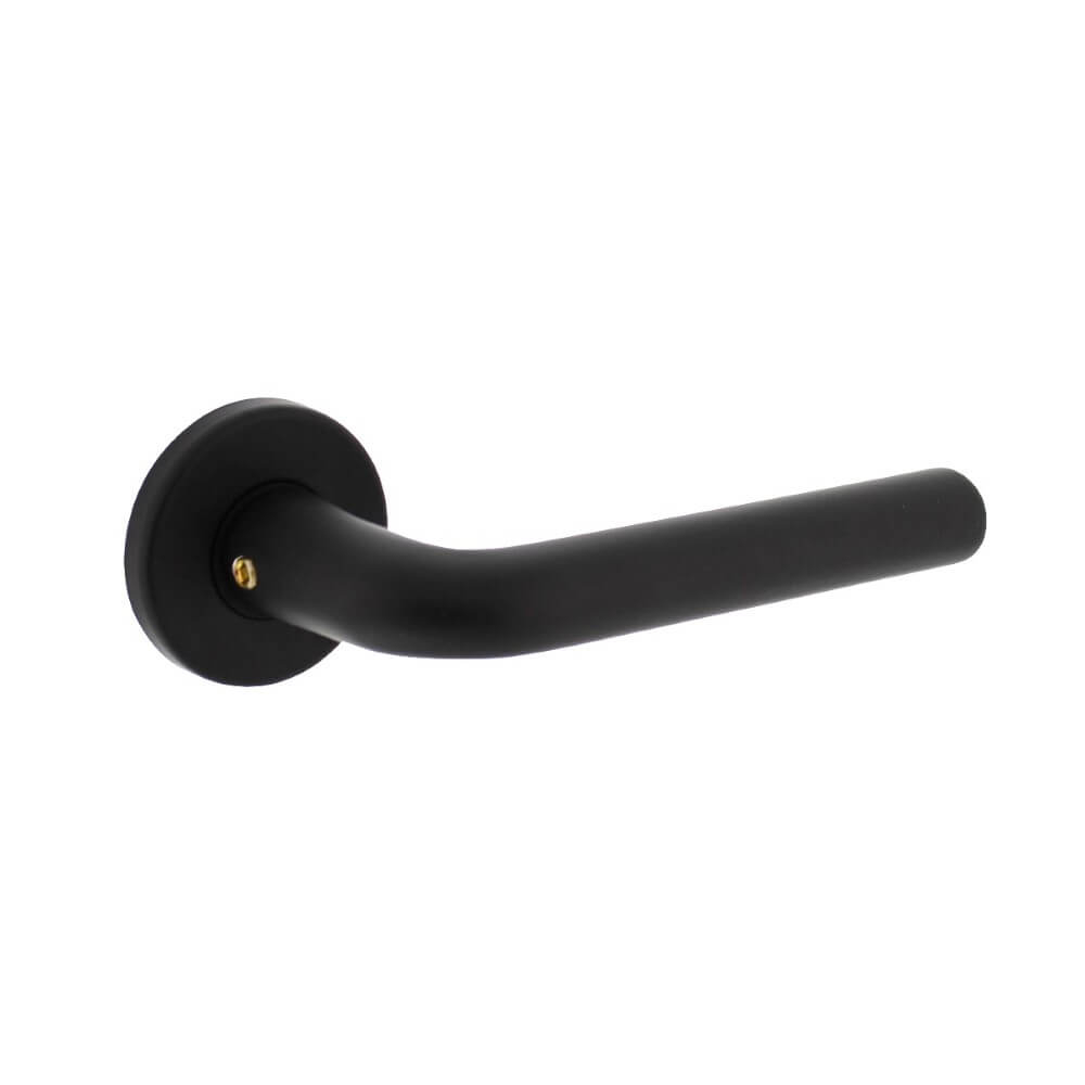 Intersteel DeurklinkDerby aluminium zwart Ø 5cm - 0023.007302