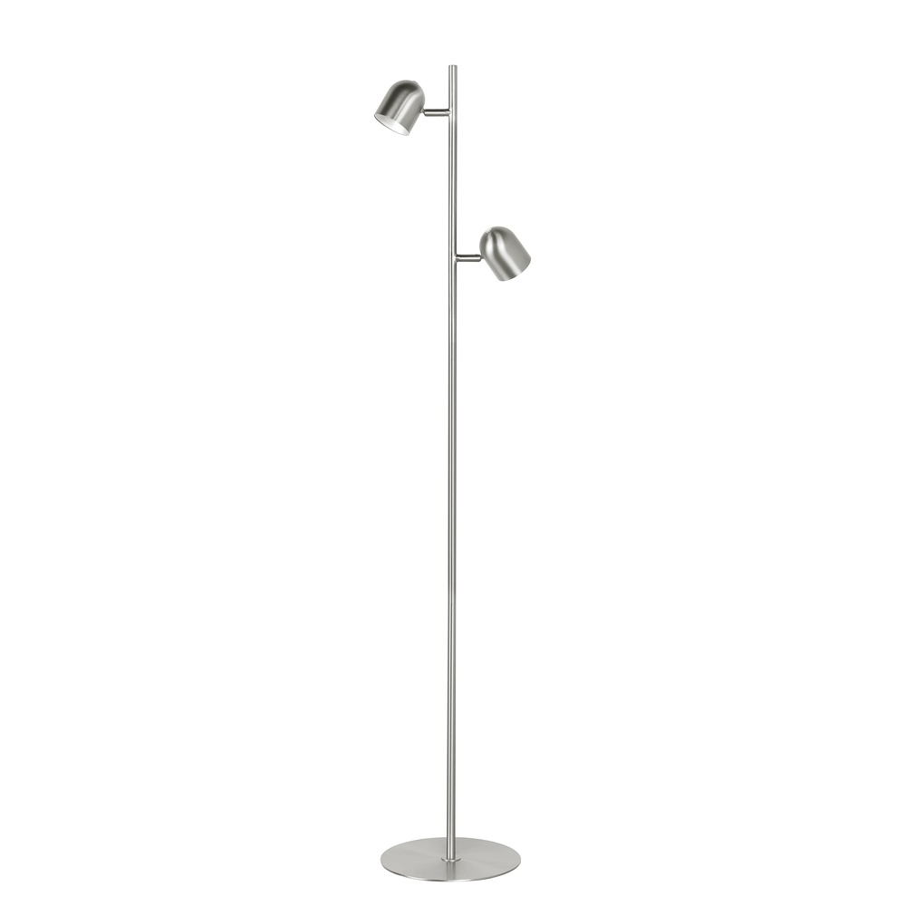 Highlight VloerlampOvale nikkel 2-lichts - V4302.30