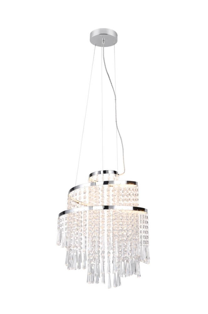 Trio Kroonluchter Pomp Ø 38cm - R37341106