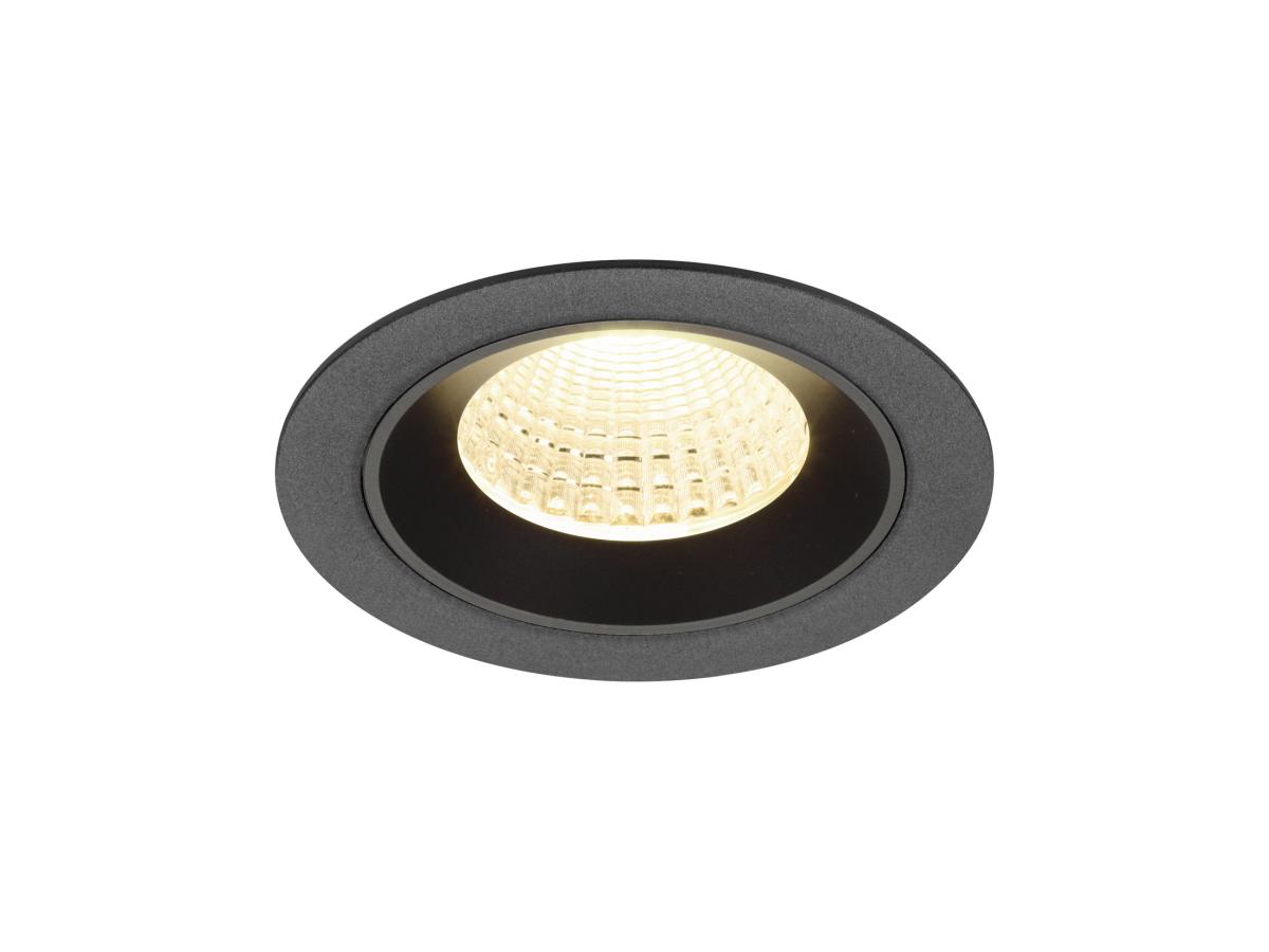 SLV InbouwspotNuminos M zwart 3000K - 55gr - 1009619